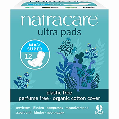 Natracare Ultra Pads with Wings | Super Absorbency | Pack of 12 X 12