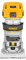 Dewalt D26200 - L115v, 50hz, 900w router 1/4-inch 8 millimetri compatta fisso di base