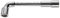 Facom 75.21 – Clé coudée tube 6 x 6 21 mm
