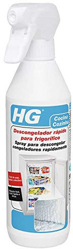 HG Schnell-Enteiser zum Auftauen von Gefrierschränken und zum Entfernen von Eis mit Spray, 500 ml, Verpackung kann variieren