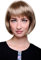 WIG ME UP - 703-14F Sexy Bob, Perücke, gerader Pony, Blond-Mix, Hellblond und Dunkelblond gemischt