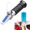 Tiaoyeer Brix Refraktometer mit ATC Digitaler Refraktometer für Bier, Wein, Obst, Zucker, Dual Scale-Specific Gravity 1.000-1.130 und Brix 0-32% (schwarz)