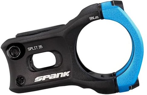 Spank Split 35 Stem Vorbau MTB Erwachsene Unisex Blau 38 mm