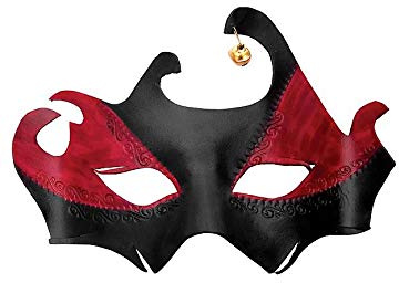 Andracor Venezianische Maske - Colombina Drago Venezianische Ledermaske