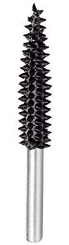Kutzall Langkegel-Raspelfräser, Ø 6 x 24 mm, Extreme extragrob