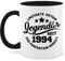 Tasse Tassen 325ml - 30. Geburtstag - Legendär seit 1995-325 ml - Schwarz - geschenk frau 30 zum dreissig 1993 kaffeetasse zum+30.+geburtstag jährigen 30ig 1994 kaffeebecher lustig 30.ten 30ten