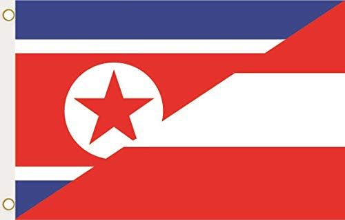 U24 Flagge Fahne Nord Korea-Österreich 90 x 150 cm