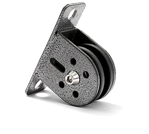 F Fityle Riemenscheibe Umlenkrolle, Fitness Lager Riemenscheibe, Edelstahl Lager Heben Riemenscheibe Block Hängerad, Training Traktion Rad Fitness Rad Zubehör für Fitnessgerät Flaschenzug