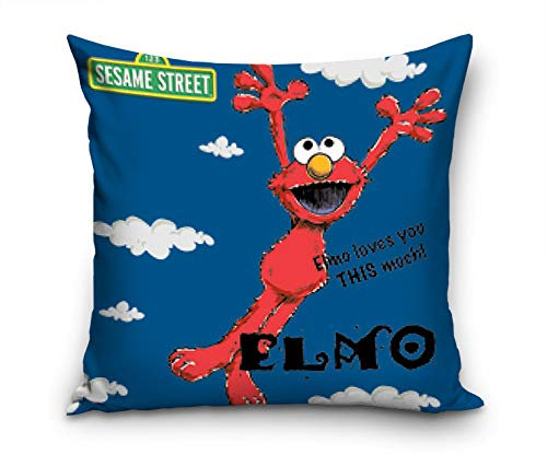 Carbotex Sesame Street Sesamstrasse Elmo Kissen Dekokissen Zierkissen 40x40 cm