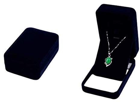 XD E-commerce topmodel schmuckkästchen Ringschachtel Großvolumige Schmuckschatulle Ohrring-Box zur Aufbewahrung Dunkelblaue Schmuckschatulle Large Pendant Box