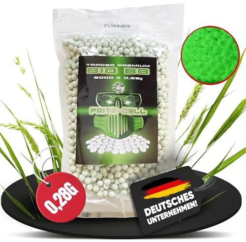 2000 BBS Bio Tracer Airsoft Softair Tactical 6mm 0,28g Rundkugeln Kugeln BB´s