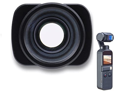 Objectif Grand Angle Pro, Objectif Grand Angle en Alliage d'aluminium en Verre Optique lentille de caméra sans Distorsion magnétique pour OSMO 2