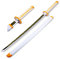 Demon Slayer Katana Tanjiro Zenitsu Inosuke Rengoku Katana Schwert Holz Ninja Holzschwert Anime Lovers Cosplay Requisiten Dekoratives Spielzeug ABS /104cm