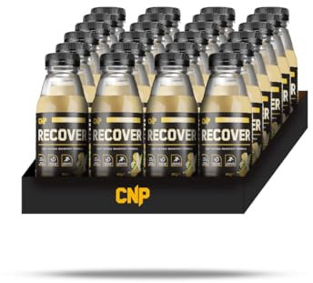 CNP Professional Recover Shake N Take, Post Exercise Recovery Drink, 23g Protein, 24 Bottles and Servings, 3 Great Flavours (Banana)