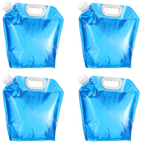BESPORTBLE Notfallzelt Wassertasche Faltungswassers? Tragbare Aufbewahrungstaschen Camping Wasserbeutel Wasserbeh?lter 5L 4 Ortlieb Wassersack Beutel Für Wassertransport