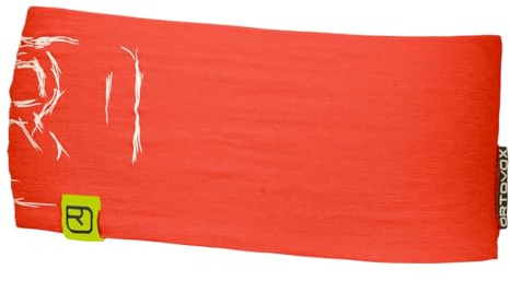 Ortovox 67021-34501 120 TEC Logo Headband Hat Unisex Adult Winetasting Größe Uni
