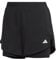 adidas Damen AEROREADY Made for Training Minimal Two-in-One Shorts, Black / White, S