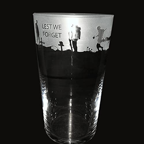 Milford Collection Lest We Forget Pint Glass ANT29LESTWE