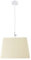 THE SECRET HOME Lámpara Colgante de Techo - Lámpara de Techo en Tela - Iluminación para el Hogar - Decoración para Dormitorio, Salón, Comedor (35 x 35 cm - Beige)