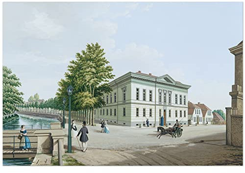 JUNIWORDS Poster, Theodor Presuhn (der Ältere), Das Prinzenpalais in Oldenburg, 30 x 45 cm (3001599)