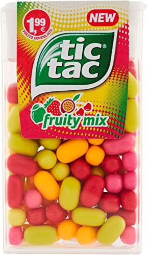 Ferrero TIC TAC Fruit Mix Pastillen Himbeer- & Heidelbeergeschmack 10x 49g