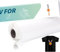 HTVRONT Sublimation HTV für Dunkle und Helle Stoffe 30.5 x 152.4cm - Plotterfolie Textil Flexfolie für Sublimation Arbeiten mit Sublimationspapier - Sublimation Rohlinge Matt