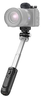 SMALLRIG Vlogging Tripod Kit for Sony ZV-E1 / ZV-E10 / ZV-1 / ZV-1F, Flexible Tripod Stand, Vlog Tripod with LED Video Light and Furry Windscreen for Selfies, Tracking Shots, Live Broadcasts - 4258
