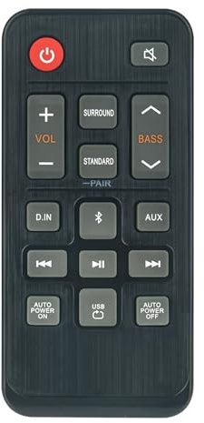 AULCMEET AH81-09662A Fernbedienung Ersatz passend für Samsung Soundbar HW-N300 HW-N300/ZG HWN300 HW N300