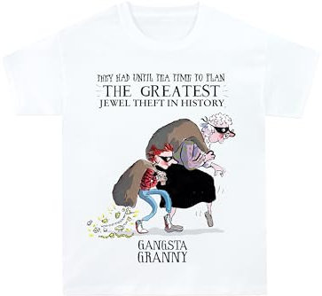 The World Of David Walliams T Shirt for Boys | Short Sleeve World Book Day Tops | White 7-8 Years