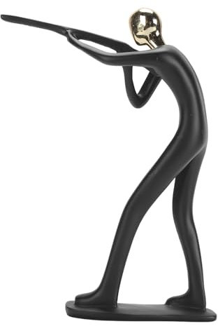 BEIJIALY Kunstskulptur, Heimdekoration, Statue, Sportler-Figur, Kunstharz, Dekorative Sportler-Skulptur, Moderne Abstrakte Figur, Statue, Tischdekoration für Wohnzimmer