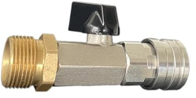 Booso für Waschmaschine 1/4 und Anschluss M22 14 mm für Kontrolle des elektrischen Waschmaschinenschlauchs, Durchflussschalter