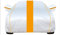 Abdeckplane Auto Hagelschutz für BMW Z4 E85, Autogarage Abdeckung Outdoor Wasserdicht, Für Atmungsaktiv, Regen, Staub, Sonne, UV-Schutz Bei Jedem Wetter(Silver Orange)