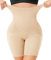 KUMAYES Shapewear Damen Bauchweg Miederpants Hohe Taille Unterhose mit Bein Figurformende Stark Formende Body Shaper Unterwäsche Bauchkontrolle (Beige, L)