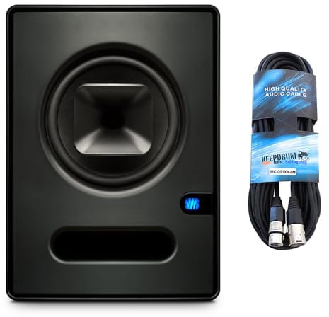 Presonus Sceptre S8 - Caja de monitor de estudio activo profesional con cable XLR keepdrum