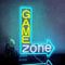Looklight Game Zone Insegne al neon per giocatori Insegne al neon per giochi Insegne a led per sala giochi Frecce neon sign per giochi per camera dei ragazzi Zona di gioco Regali per giocatori