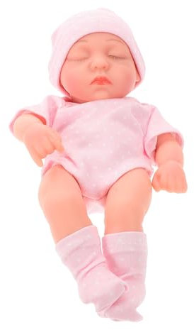 DRESSOOS Realistische Puppe Lebensnahe Neugeborene Puppe Aus Weichem Material Mit Kleidung üße Babypuppe Für Ab 9 Monaten Ideales Für ädchen Und Jungen