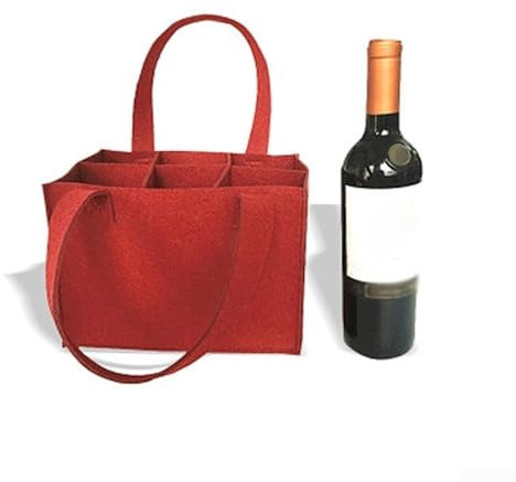 SPORTARC Schützende Filztasche zur Aufbewahrung von Wein- und Bierflaschen für Hochzeiten und Partys, wein