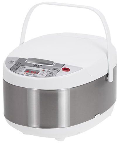 ADLER Multicuiseur 6 en 1-3,25 L, 700 W de puissance