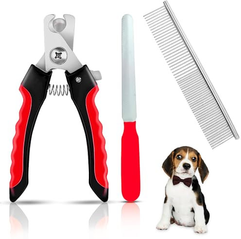GUBCUB Nail Clippers for Dogs with Quick Sensor and Safety Lock for Medium Breed Professional Pet Nail Clipper