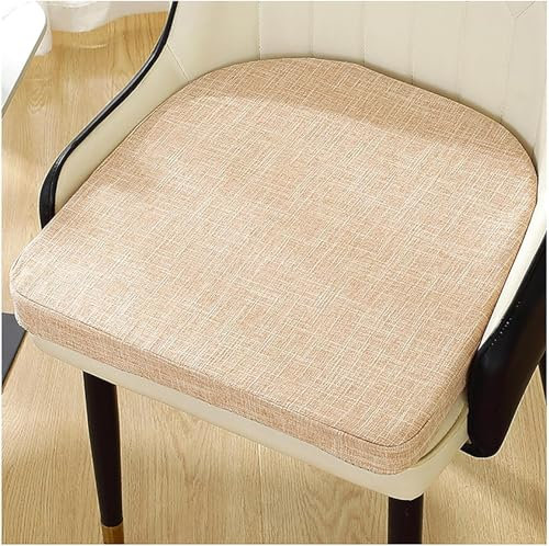 2/4/6er Set Sitzpolster Stuhl 45x45 Stuhlkissen U-förmiges Sitzkissen Indoor Outdoor Anti-Rutsch Kissen für Drinnen und Draußen, Garten, Küche, Café, Esszimmer(#4,45 * 45cm(2pcs))