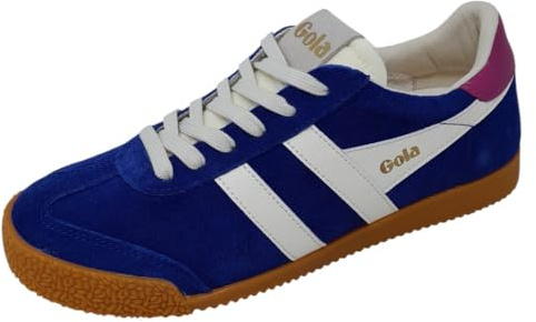Gola Damen Elan Sneaker, Deep Blue/Off White/Shocking Pink, 10