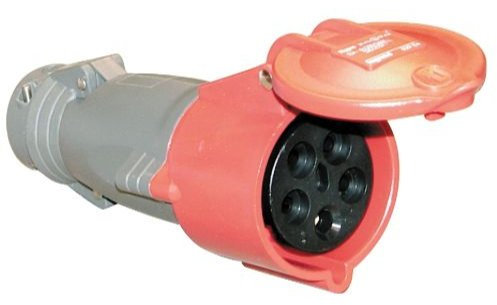 Prise mobile Hypra 32A - 3P+N+T - 380V~ à 415V~ - plastique - IP44