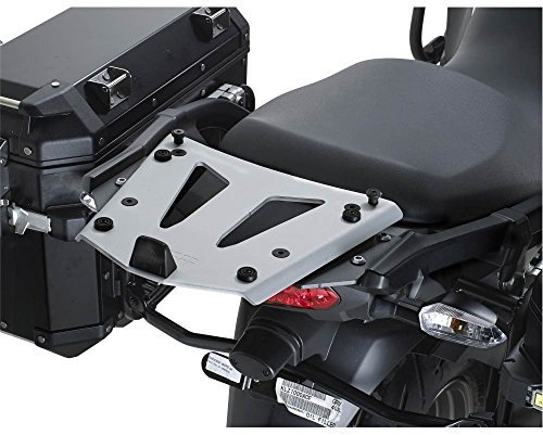 Topcase Träger Aluminium Monokey Koffer mit Alu Platte oder Max. Zuladung 6 kg Kawasaki KLZ 1000 Versys Bj. 12, andere