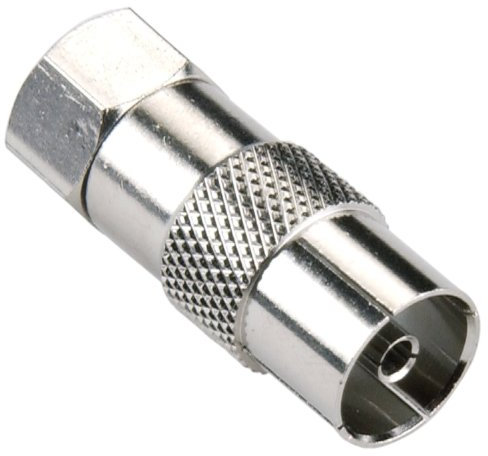 InLine® Adapter F-Stecker (SAT) auf IEC-Buchse (Antenne)