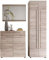 trendteam smart living - 3-teilige Garderobenkombination Garderobenmöbel - Garderobe - Malea - Aufbaumaß (BxHxT) 170 x 188 x 38 cm - Farbe Eiche San Remo Hell - 132492190