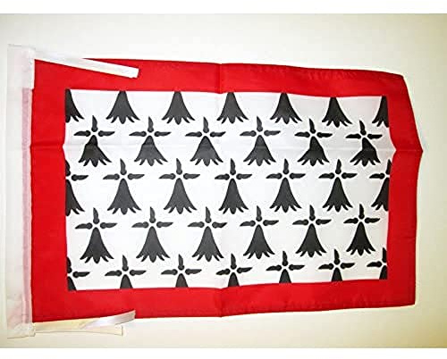 AZ FLAG Limousin Flag 45x30 cm 100D Polyester Cords | Indoor and outdoor use French region of Limousin 12x18 in decorative flag double stitched seams and reinforced edges