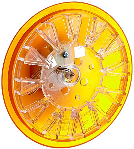 Artemide- Teti Wandleuchte Deckenlampe aus Polycarbonat in orange. Made in Italy A048110 Einheitsgröße