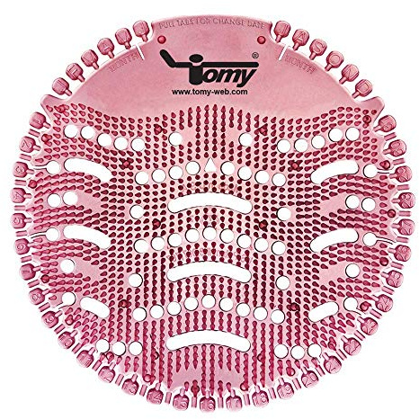 Tomy Urinalsieb mit Duft würziger Apfel 2.0 Kalenderfunktion, Spritzschutz (2 Stück) - ideal für jedes Pissoir, Urinal in Gastronomie & Gewerbe, Geruch und Lufterfrischer