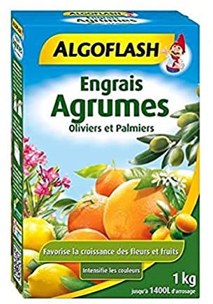 ALGOFLASH Engrais s Agrumes, Oliviers et Palmiers, 1 xkg, MED1N