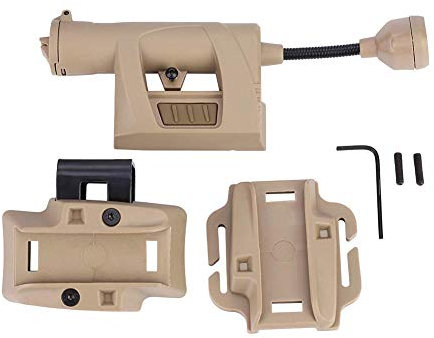 Tbest - Casco militar ligero y duradero, herramienta de iluminación para exteriores